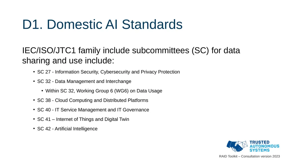 Responsible Artificial Intelligence for Defence - slide 64 of 65