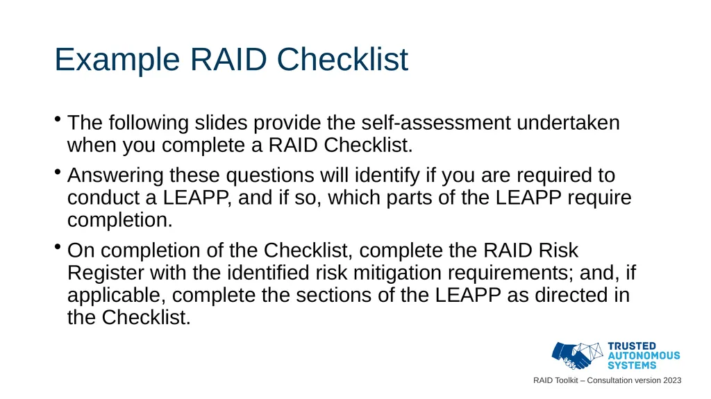 Responsible Artificial Intelligence for Defence - slide 26 of 65