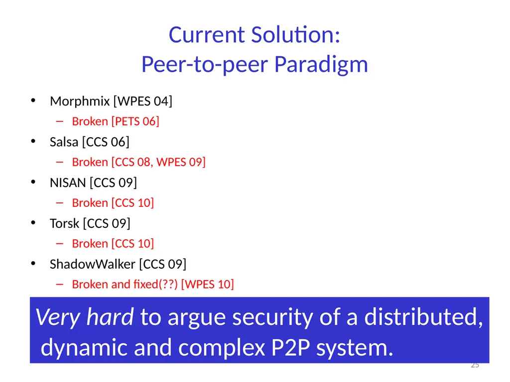 Private Information Retrieval Amir Houmansadr - slide 25 of 36