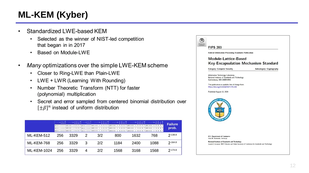 Lecture 14 – Short Integer Solutions, lattice - slide 12 of 36