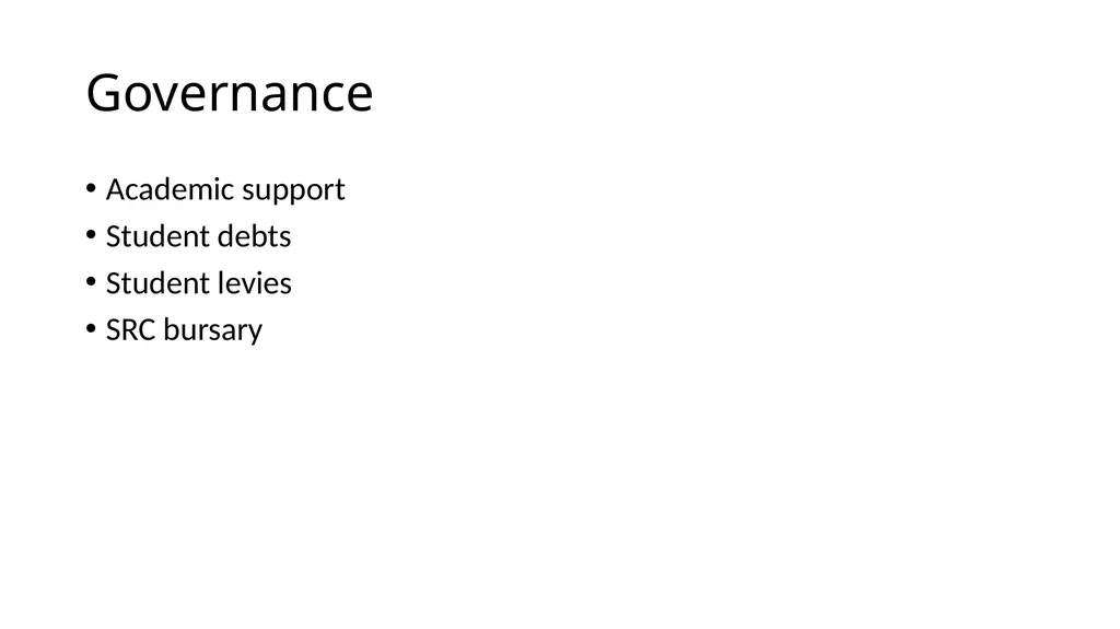 VUT STUDENT REPRESENTATIVE COUNCIL PRESENTATION - slide 4 of 13