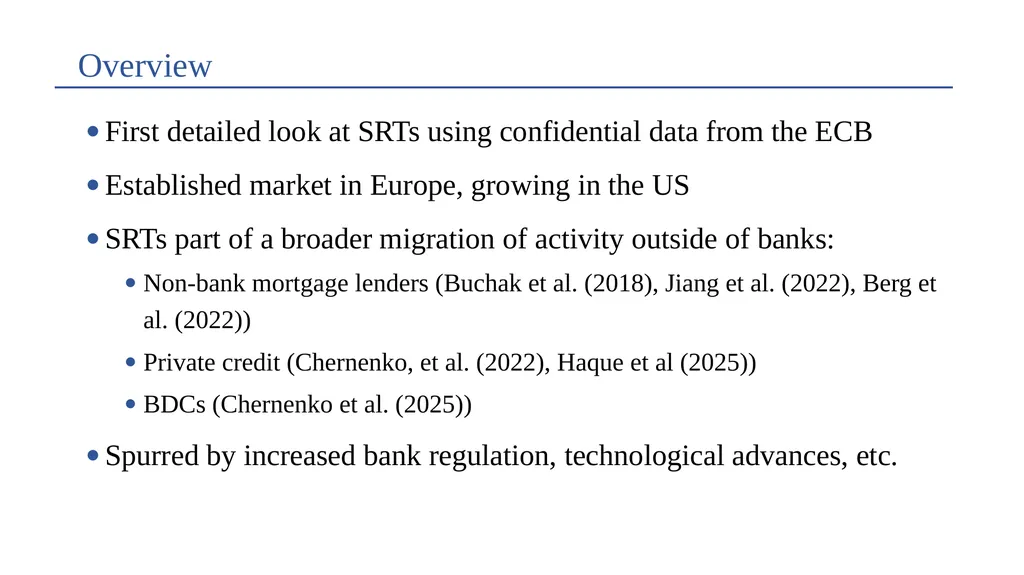 Synthetic, but How Much Risk Transfer? Alex - slide 2 of 10