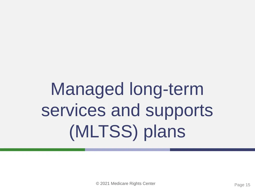 Coverage options for people with Medicare and - slide 15 of 40
