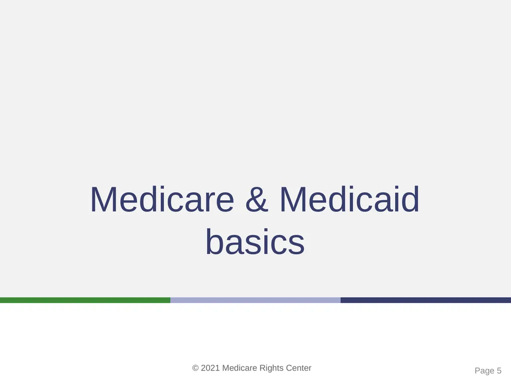 Coverage options for people with Medicare and - slide 5 of 40