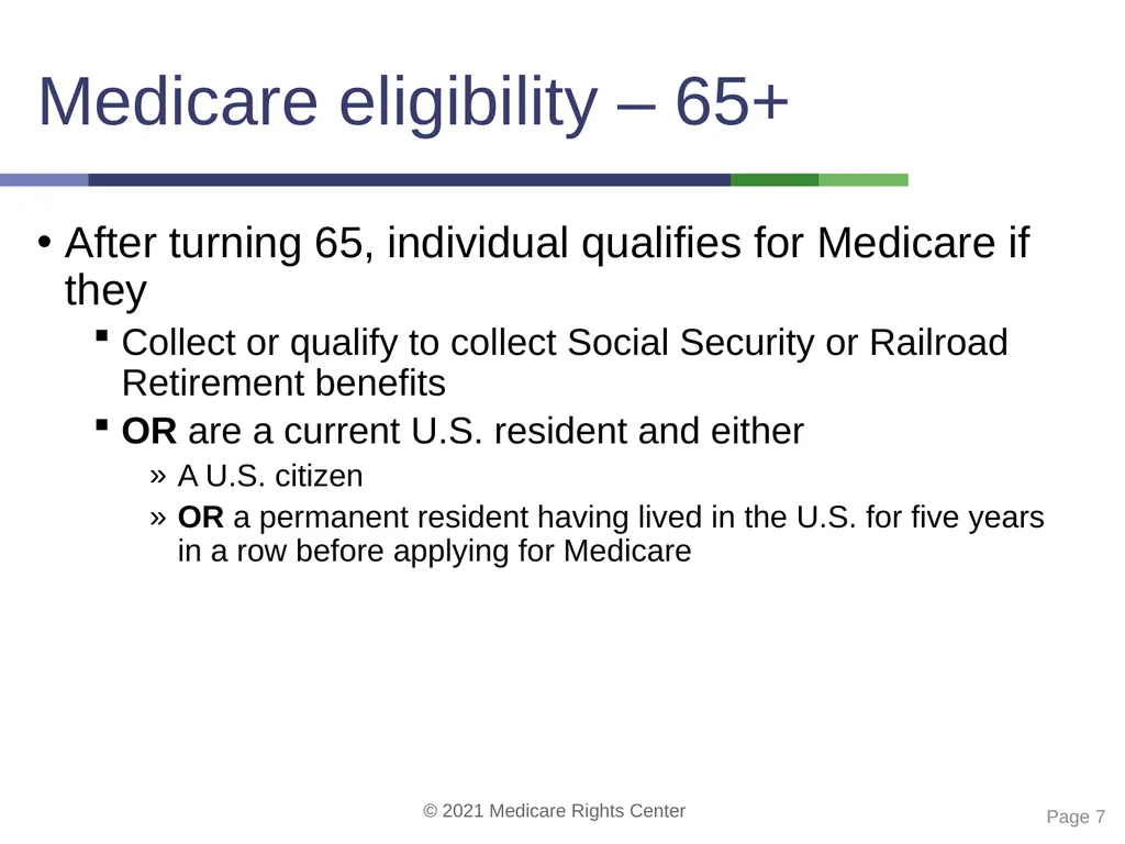 Coverage options for people with Medicare and - slide 7 of 40