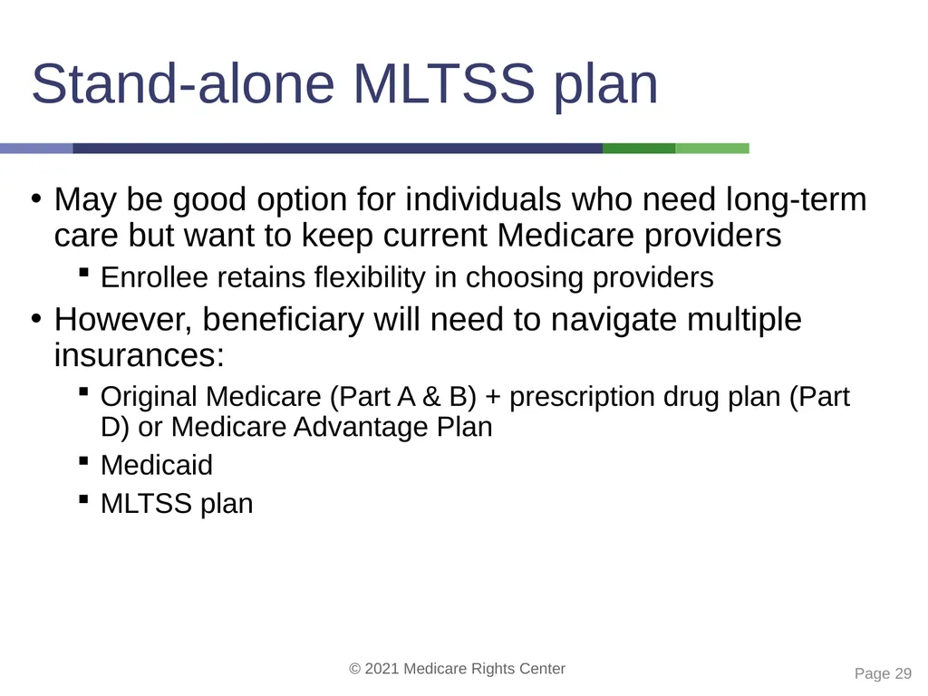 Coverage options for people with Medicare and - slide 29 of 40