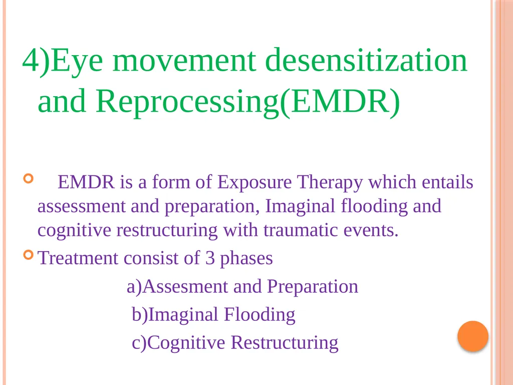 PSYCHOTHERAPEUTICS BEHAVIOURAL THERAPY CONTENTS - slide 16 of 20