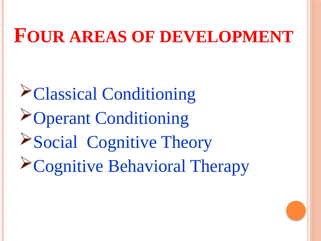 PSYCHOTHERAPEUTICS BEHAVIOURAL THERAPY CONTENTS - slide 5 of 20