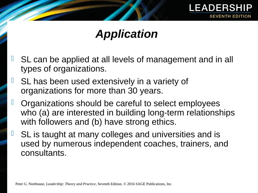 Chapter 10: Servant Leadership Overview Servant - slide 21 of 21