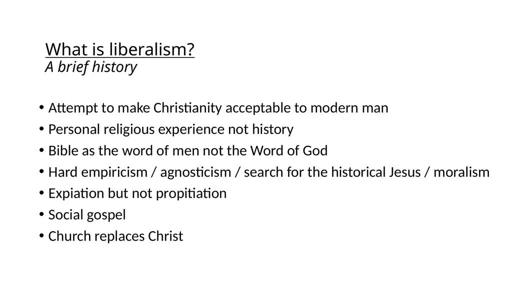 The challenge of liberalism Personal background - slide 9 of 21
