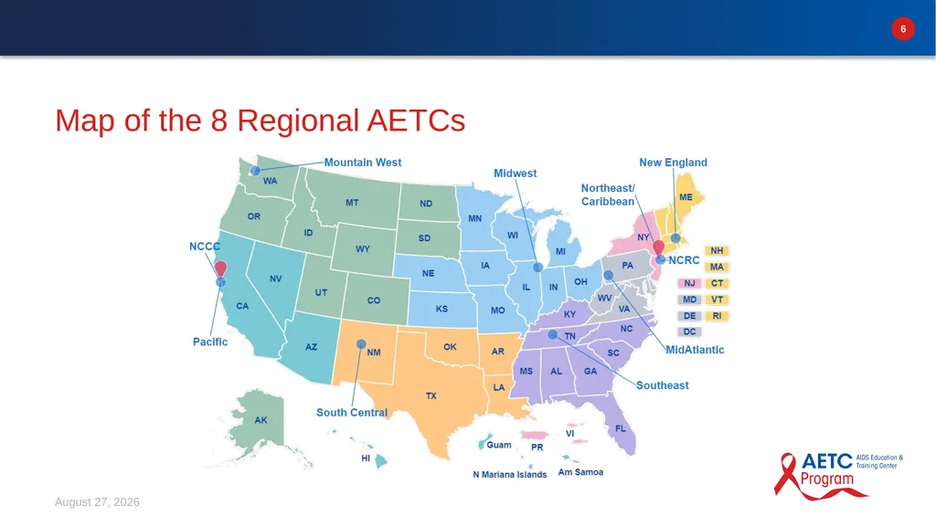 An Introduction to the AIDS Education & Training - slide 6 of 16