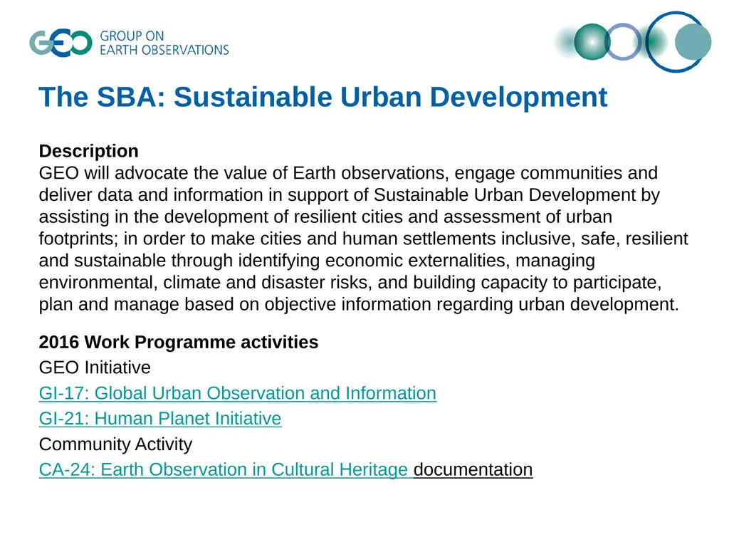 Breakout session 11.7 Sustainable Urban - slide 2 of 13