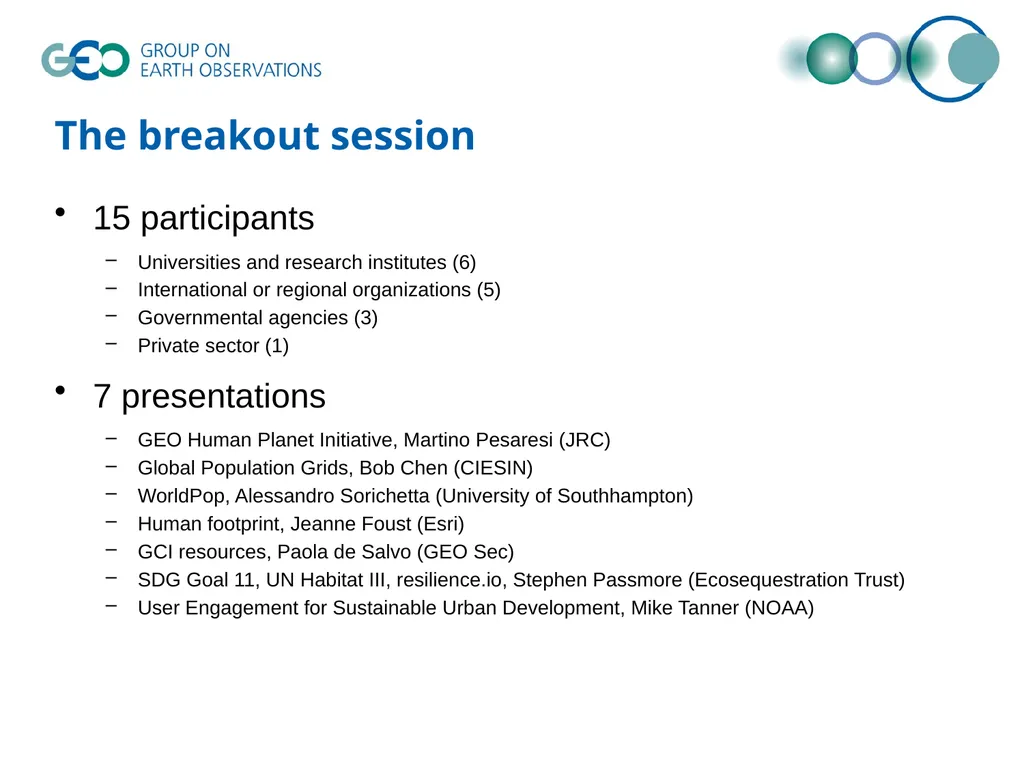 Breakout session 11.7 Sustainable Urban - slide 3 of 13