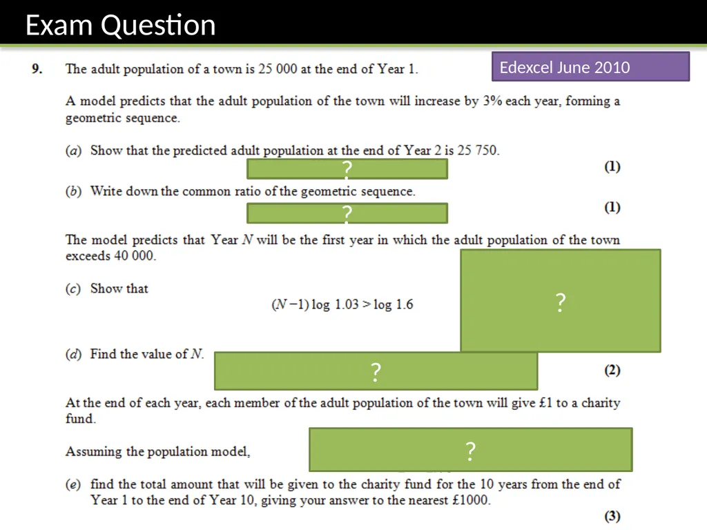 C2 Chapter 7: Geometric Series Dr J Frost - slide 9 of 22