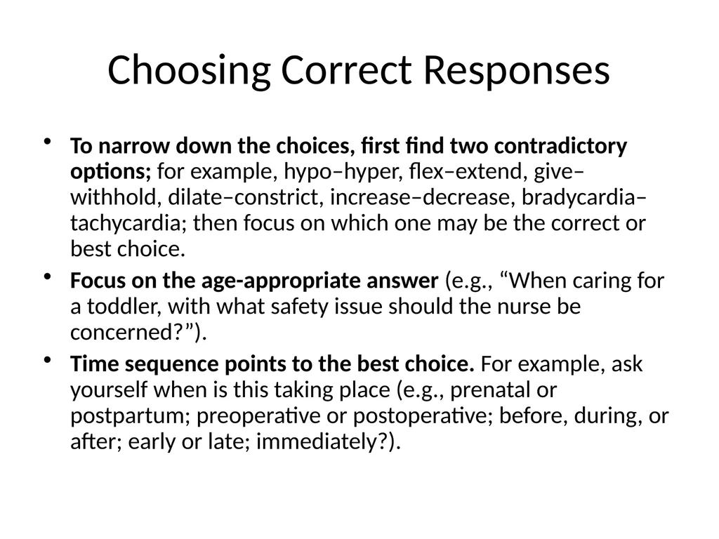 NCLEX Strategies Application of knowledge Types of - slide 15 of 22