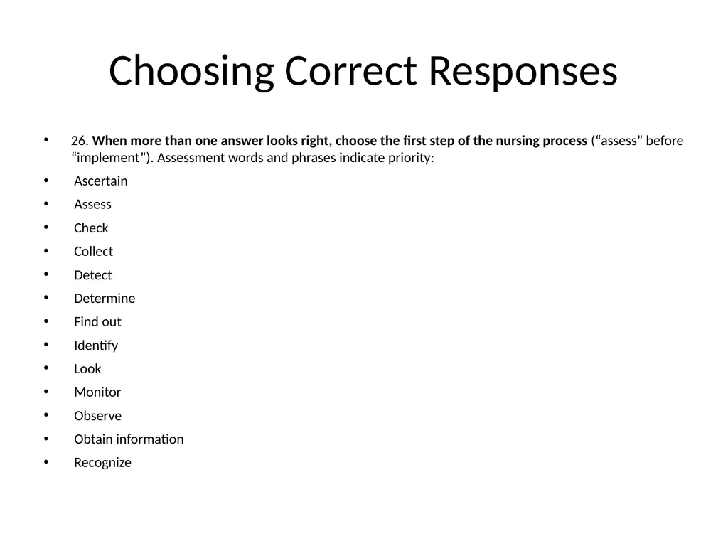 NCLEX Strategies Application of knowledge Types of - slide 16 of 22