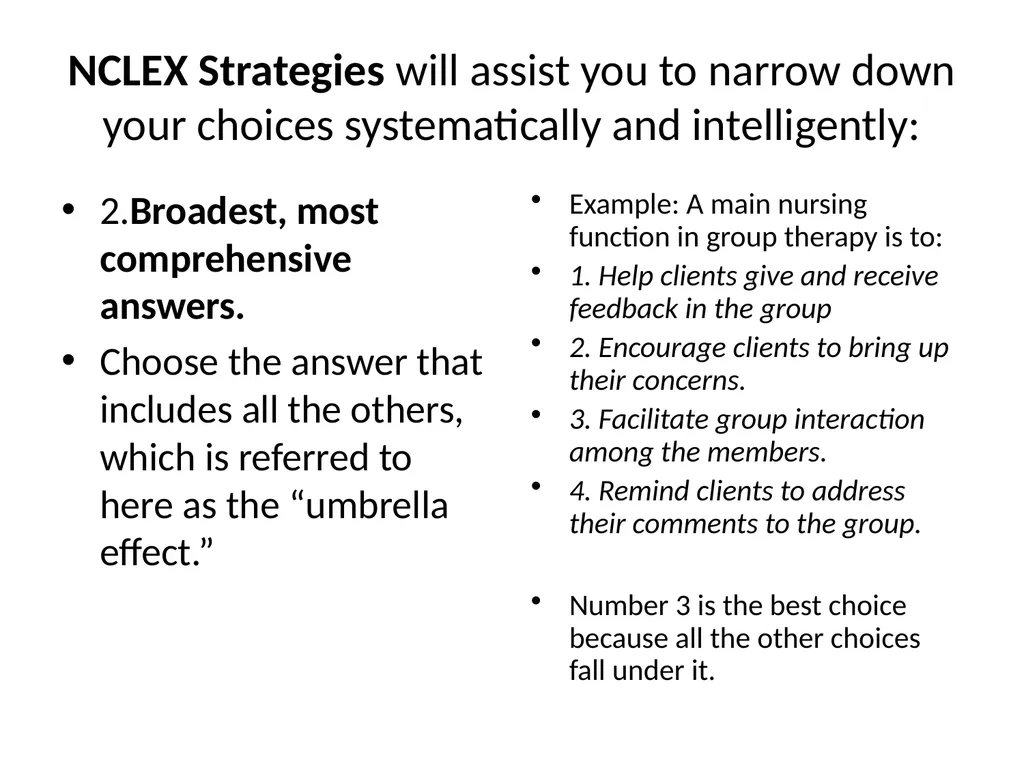 NCLEX Strategies Application of knowledge Types of - slide 5 of 22