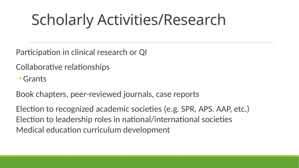 Building your Clinical Portfolio: Showcasing your - slide 13 of 16