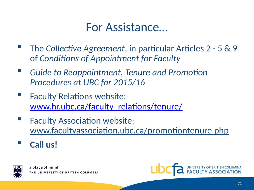 Tenure and Promotion Workshop Research Stream May - slide 21 of 52