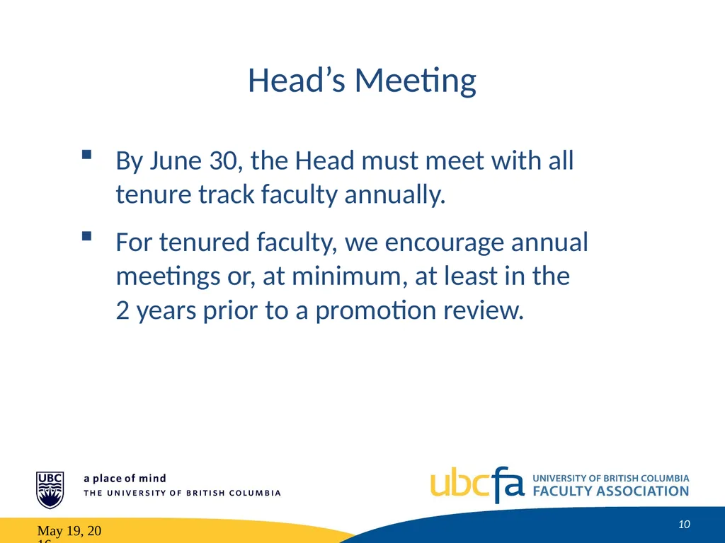 Tenure and Promotion Workshop Research Stream May - slide 10 of 52