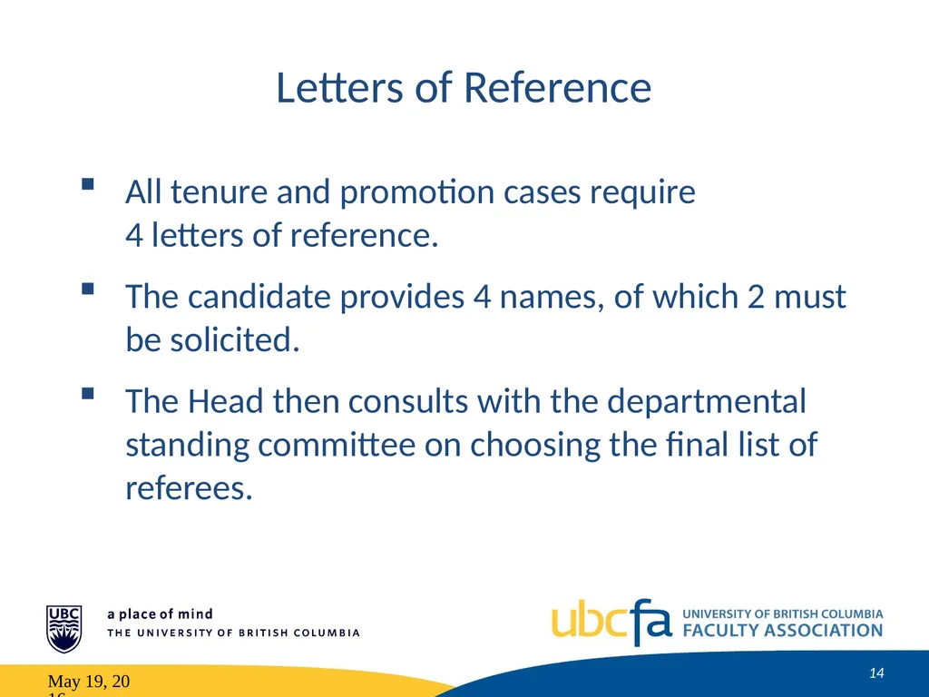 Tenure and Promotion Workshop Research Stream May - slide 14 of 52
