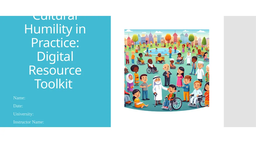 Cultural Humility in Practice: Digital Resource - slide 1 of 9