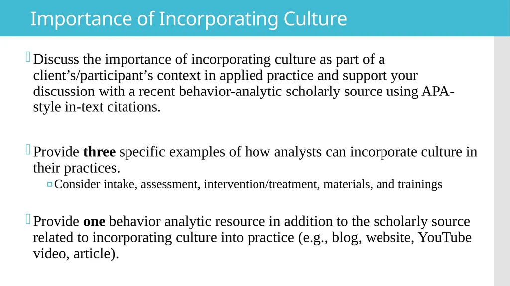 Cultural Humility in Practice: Digital Resource - slide 4 of 9
