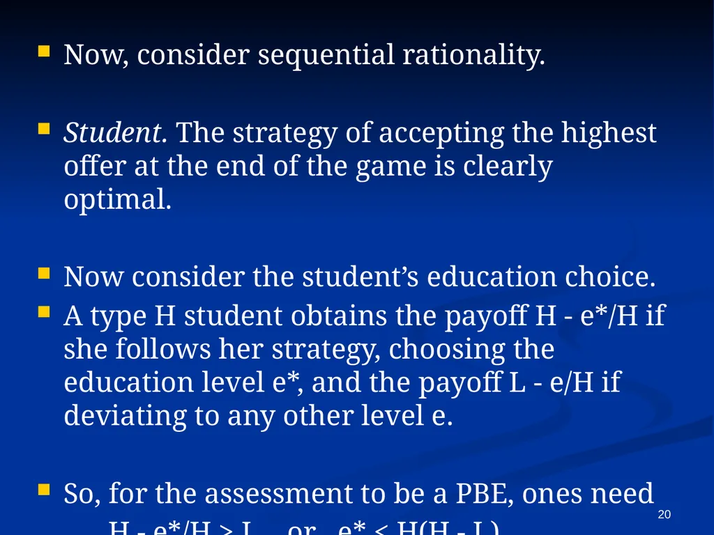 EC941 - Game Theory Prof. Francesco Squintani - slide 20 of 39