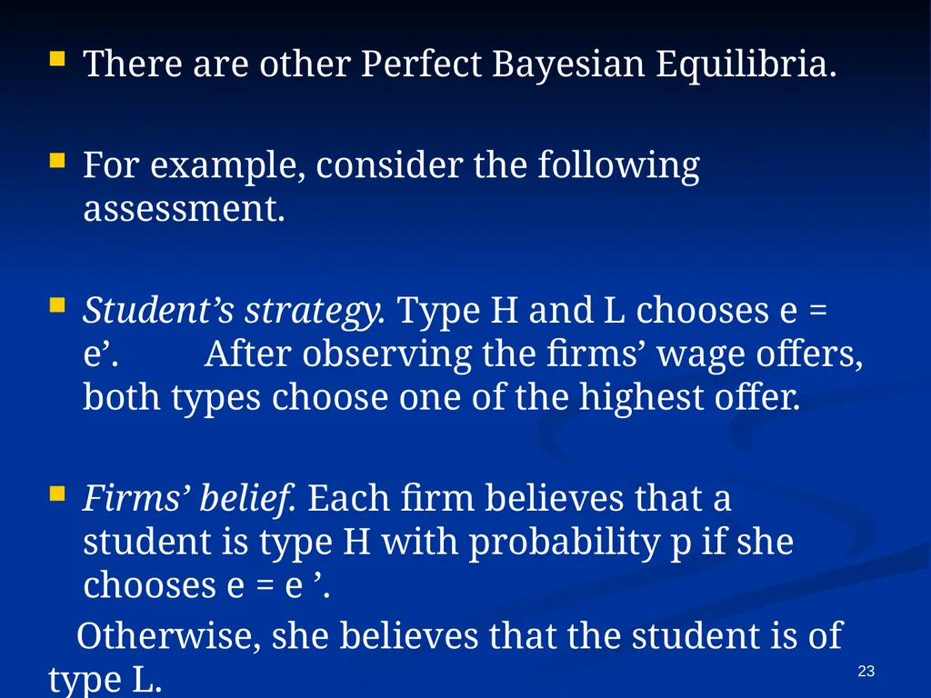 EC941 - Game Theory Prof. Francesco Squintani - slide 23 of 39