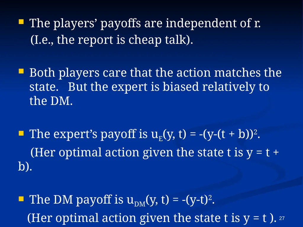 EC941 - Game Theory Prof. Francesco Squintani - slide 27 of 39