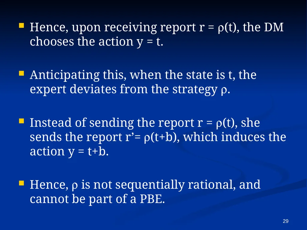 EC941 - Game Theory Prof. Francesco Squintani - slide 29 of 39