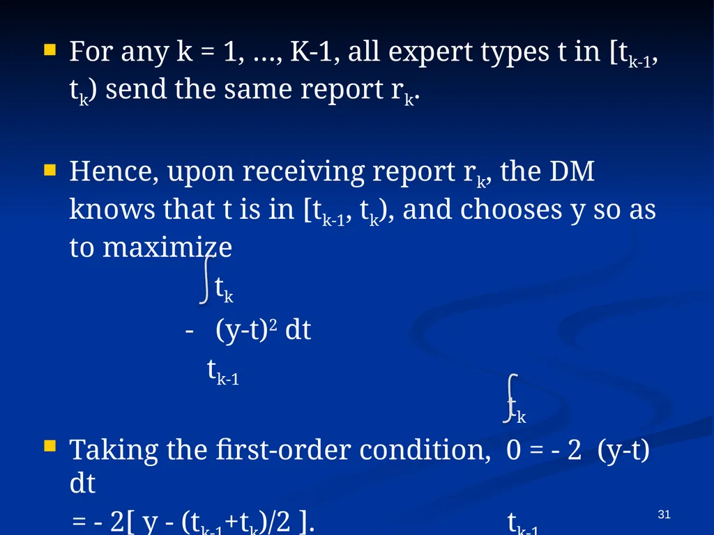 EC941 - Game Theory Prof. Francesco Squintani - slide 31 of 39