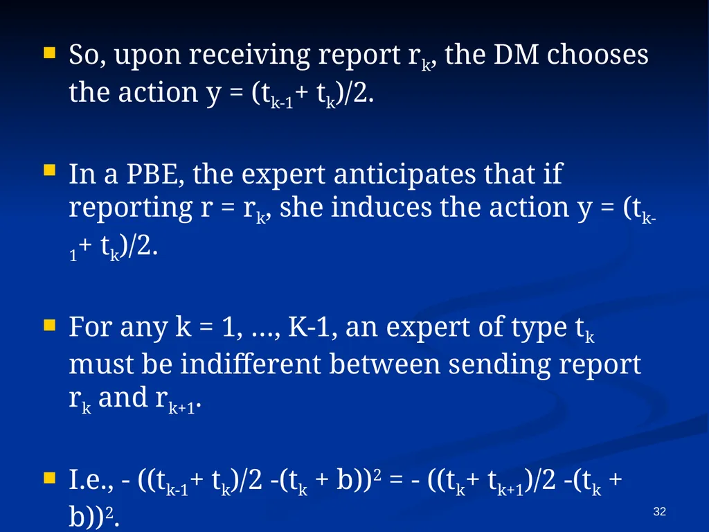 EC941 - Game Theory Prof. Francesco Squintani - slide 32 of 39