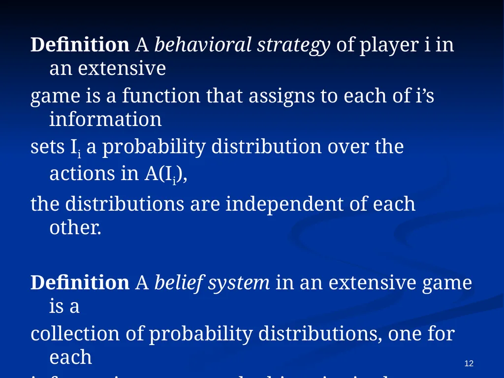 EC941 - Game Theory Prof. Francesco Squintani - slide 12 of 39