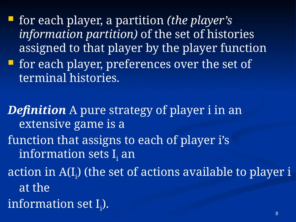 EC941 - Game Theory Prof. Francesco Squintani - slide 8 of 39