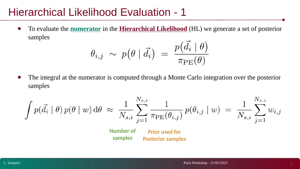 Non-Parametric Normalizing Flow Modeling of Binary - slide 8 of 12
