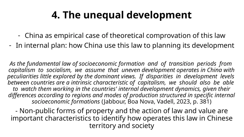 Dialectical assumptions about socialism and - slide 9 of 19