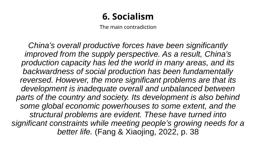 Dialectical assumptions about socialism and - slide 17 of 19