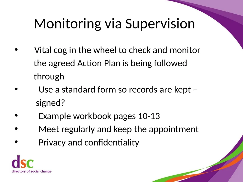 Support and Supervision Skills 2 Welcome Stephenie - slide 76 of 89