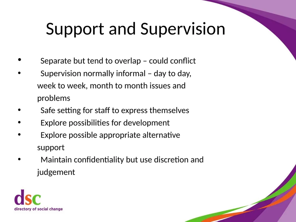 Support and Supervision Skills 2 Welcome Stephenie - slide 78 of 89