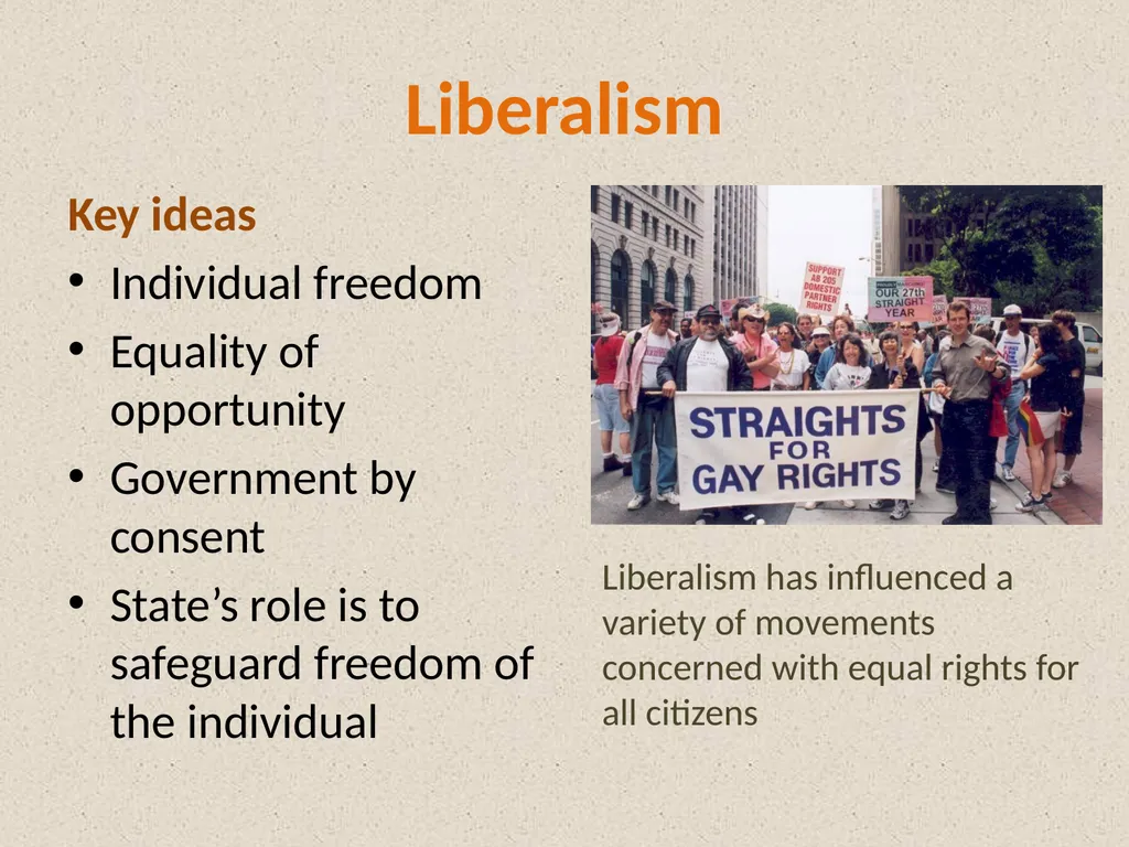 Political ideologies Liberalism Conservatism - slide 3 of 11
