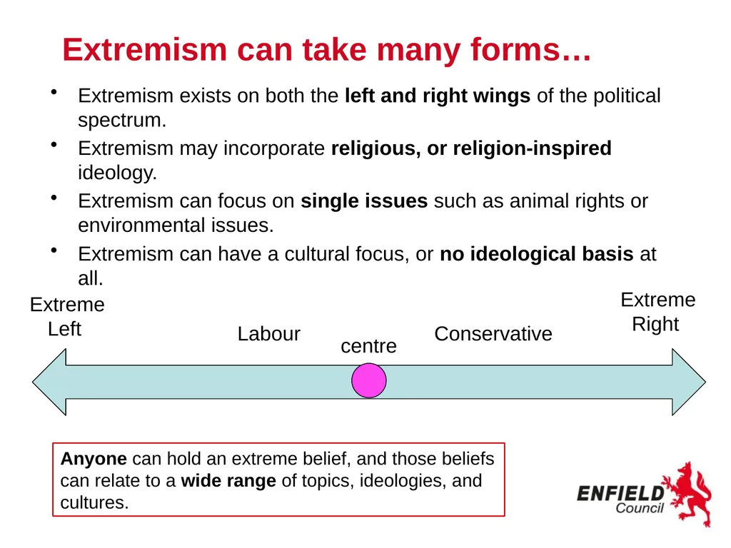 Preventing Radicalisation www.enfield.gov.uk - slide 6 of 18