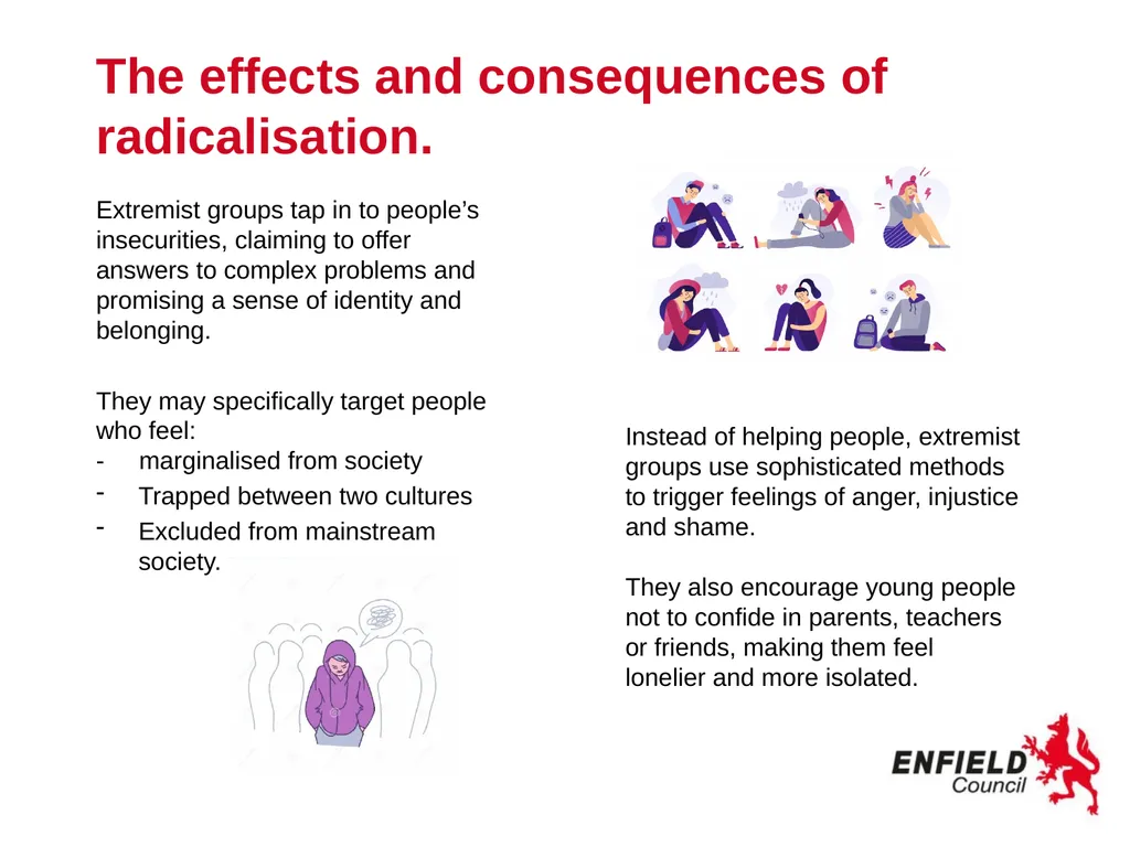 Preventing Radicalisation www.enfield.gov.uk - slide 14 of 18