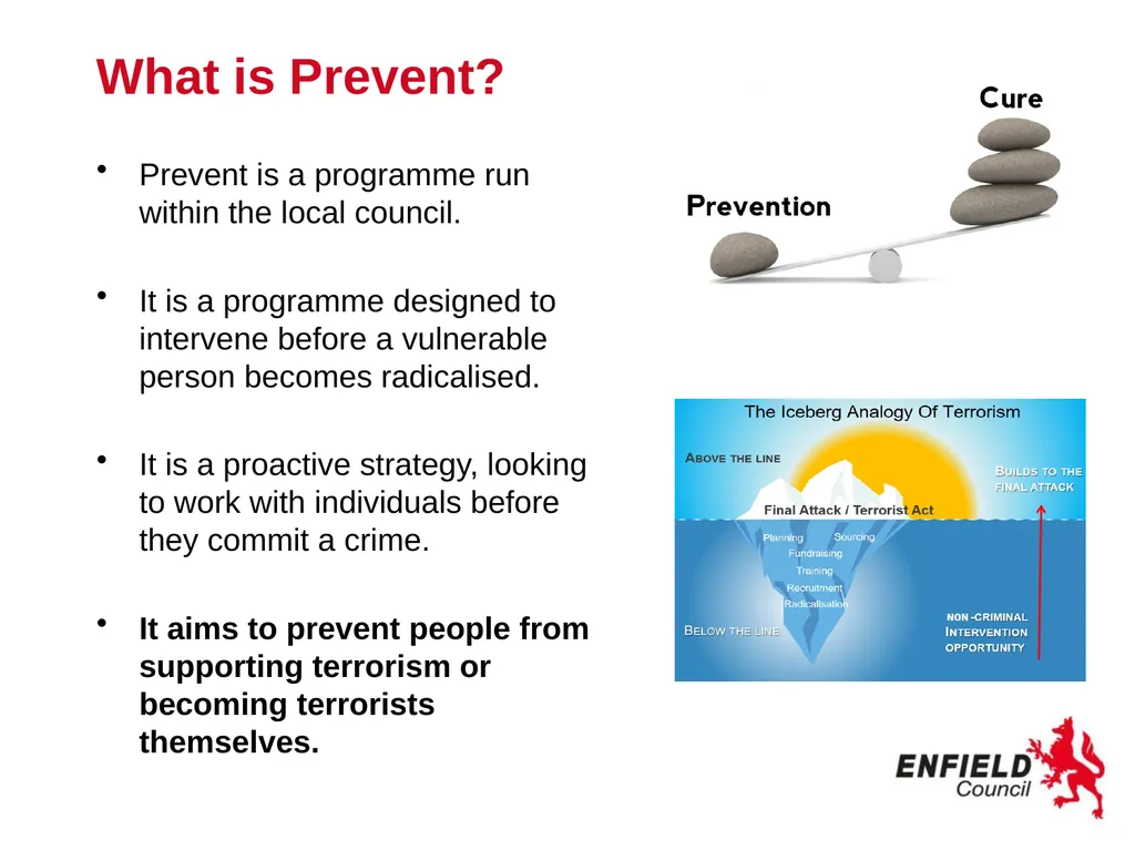 Preventing Radicalisation www.enfield.gov.uk - slide 3 of 18