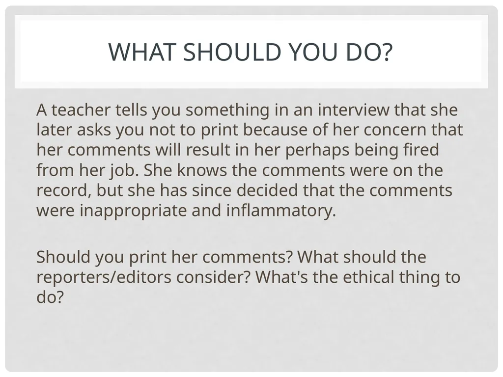 Doing the right thing at the right time Ethical - slide 18 of 19