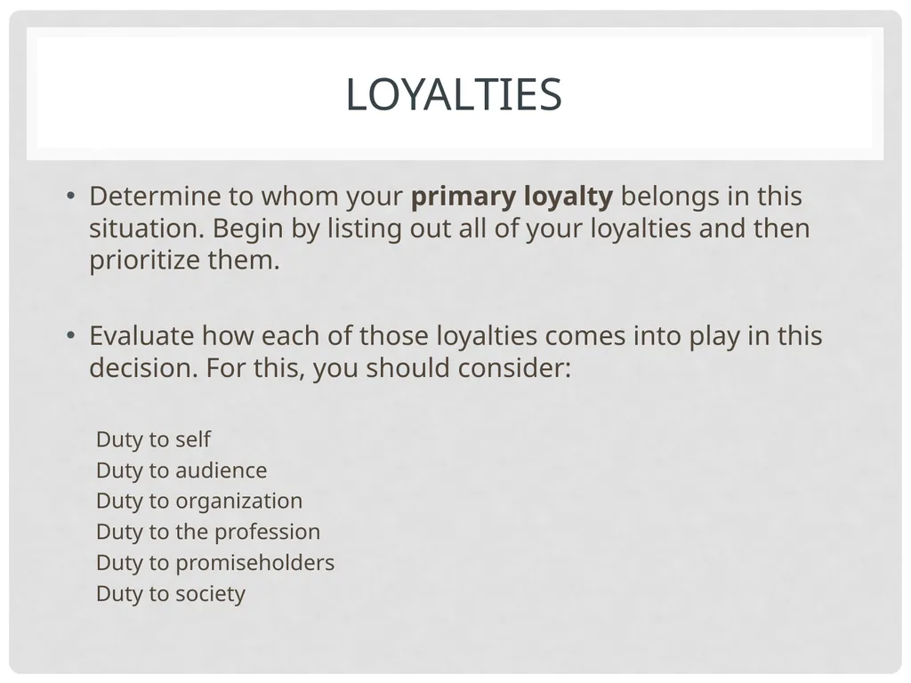 Doing the right thing at the right time Ethical - slide 11 of 19