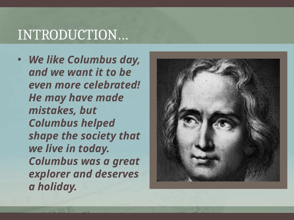 Christopher Columbus by: Lauren Thomas and Lexi - slide 2 of 16
