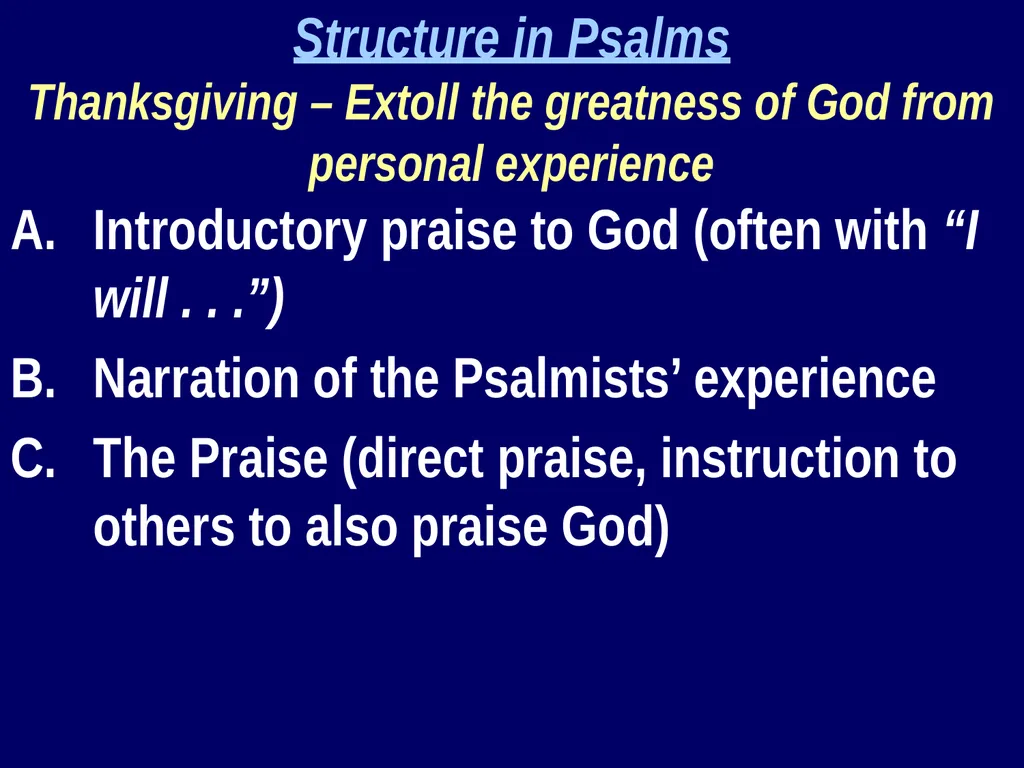 Grace Bible Church Glorifying God by Making - slide 29 of 32