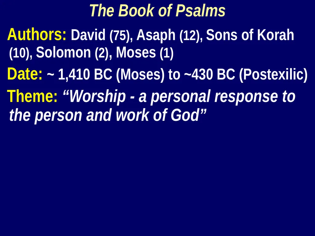 Grace Bible Church Glorifying God by Making - slide 2 of 32