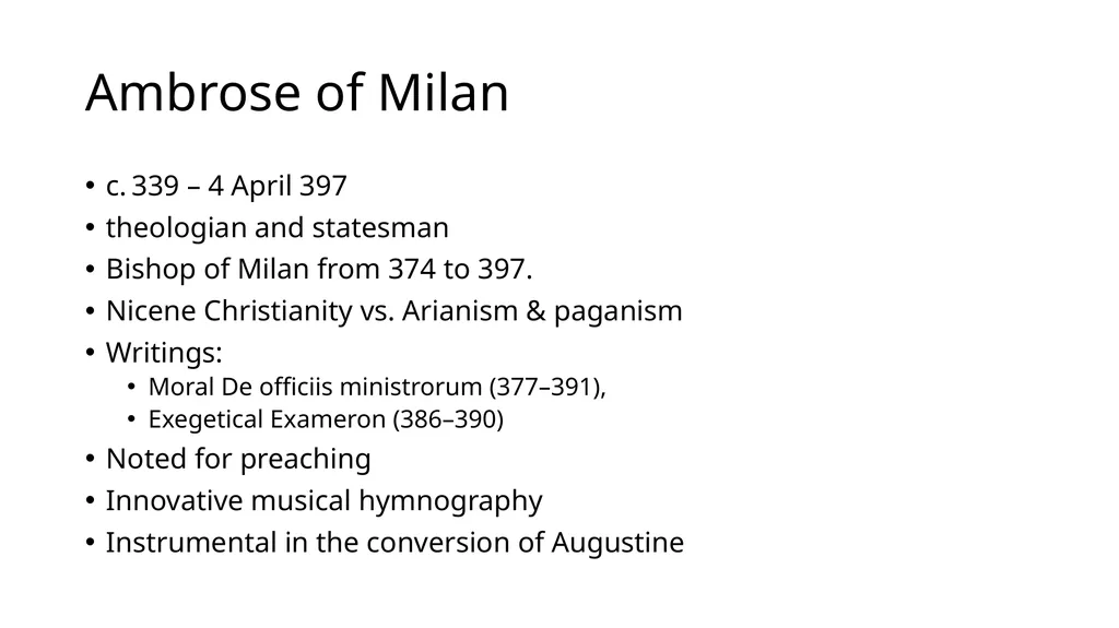 Church History The first millennia Hierarchy - slide 6 of 7